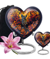 heart-shaped zebra Urn