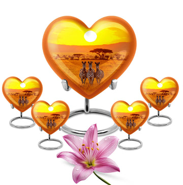 Large Urn with 4 Small Urn