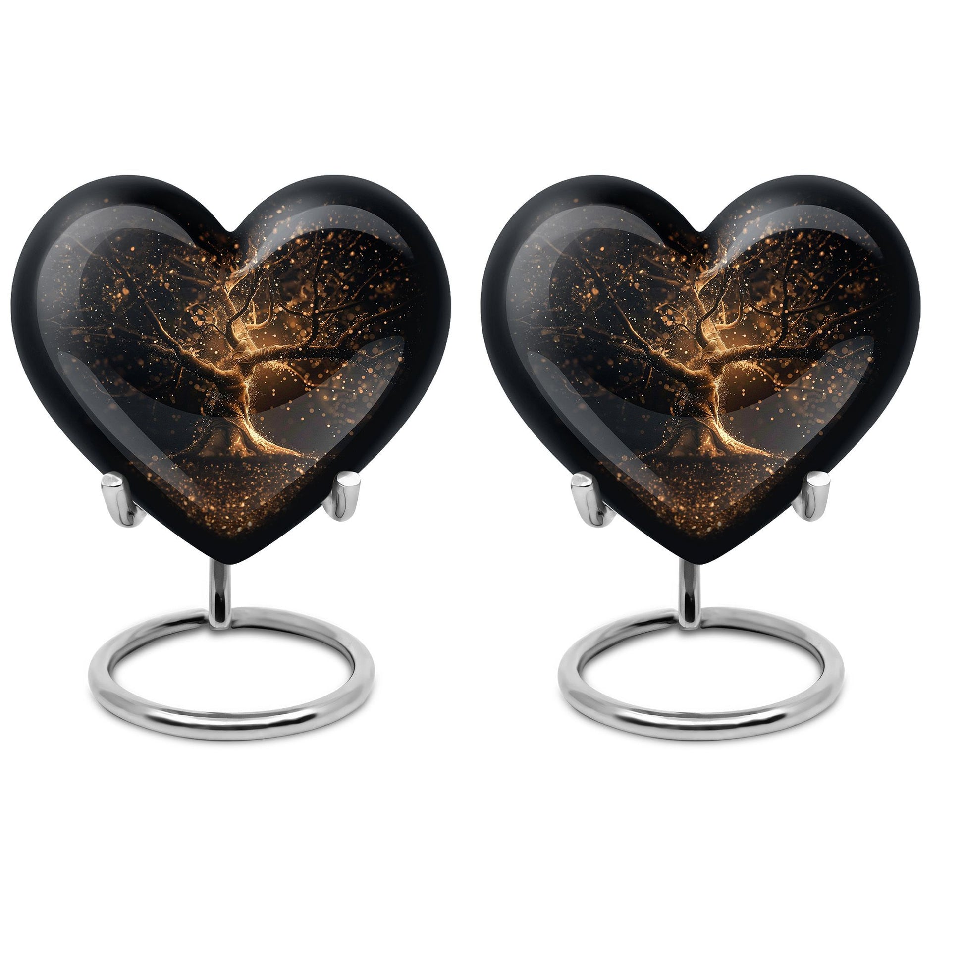 heart-shaped Tree of Life Urn for human ashes