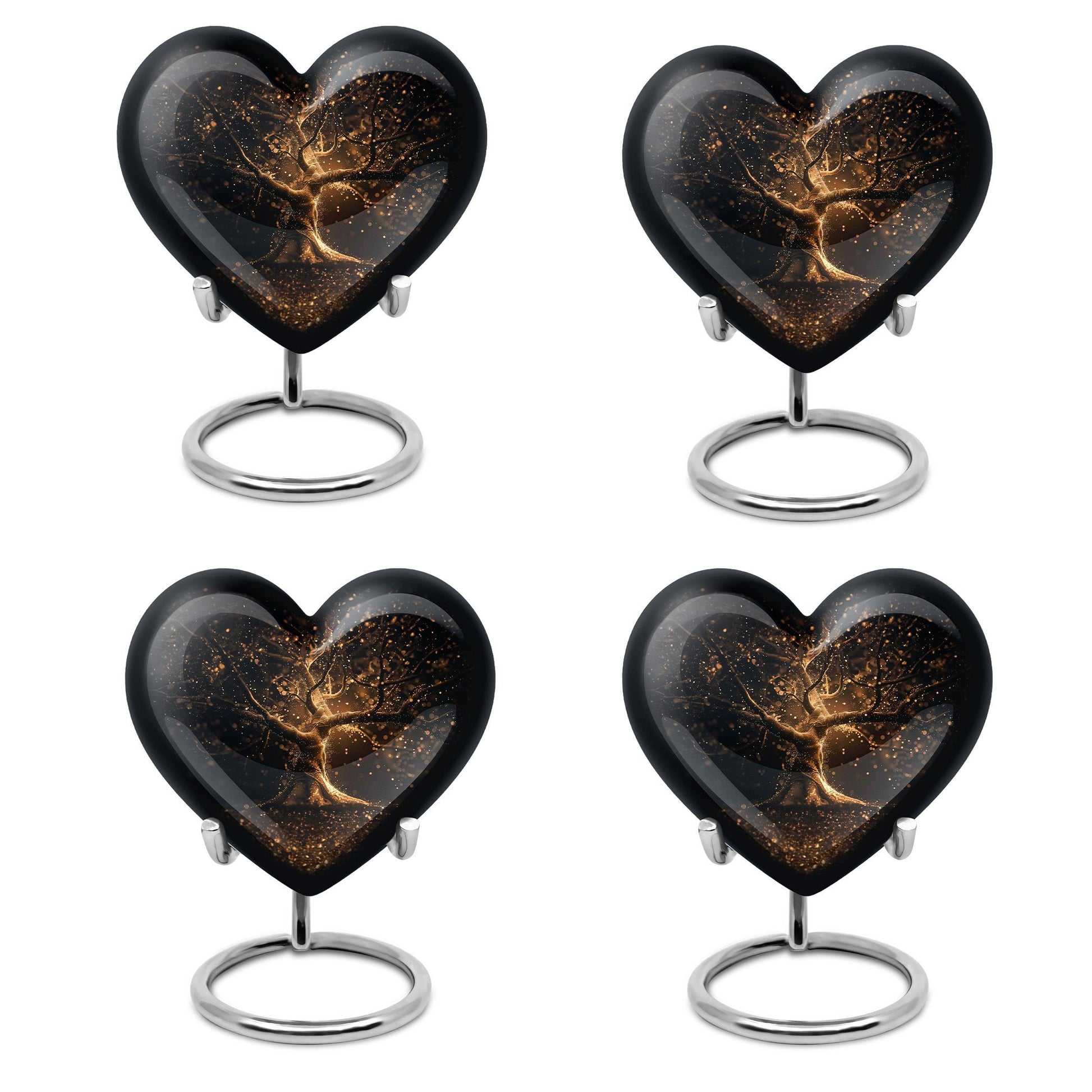 heart-shaped Tree of Life Urn for human ashes