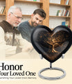 heart-shaped Tree of Life Urn for human ashes