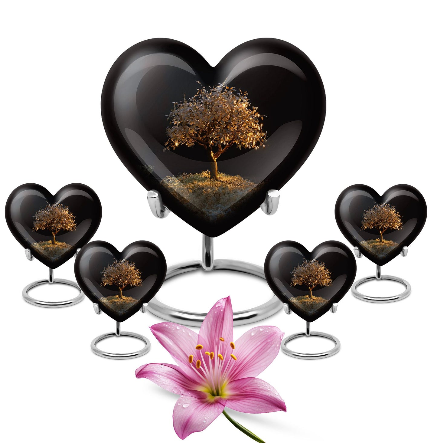 Personalized Tree of Life Keepsake Urn for Human Ashes - 10-inch, 200 cu in - Yatskia