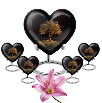 Personalized Tree of Life Keepsake Urn for Human Ashes - 10-inch, 200 cu in - Yatskia