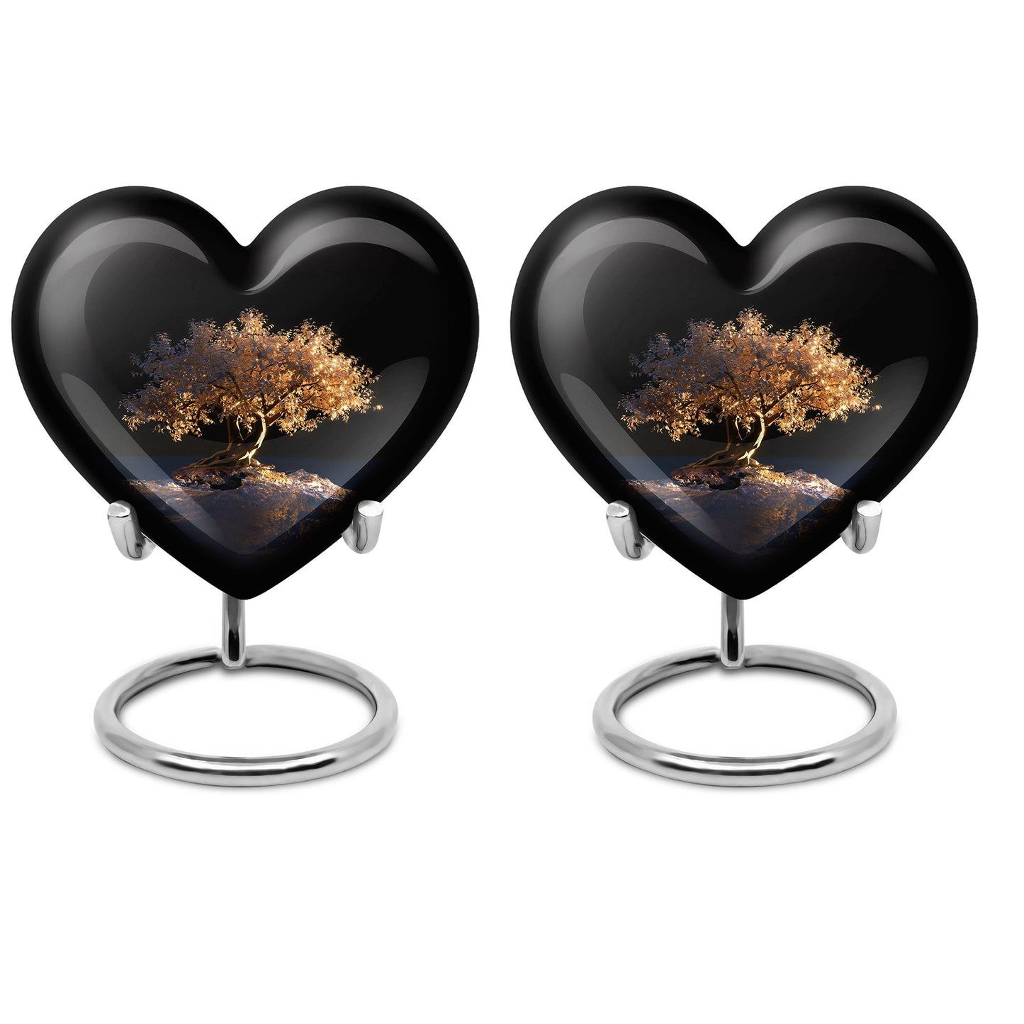 Personalized Tree of Life Cremation Urn for Human Ashes - 10-inch, 200 cu in - Yatskia