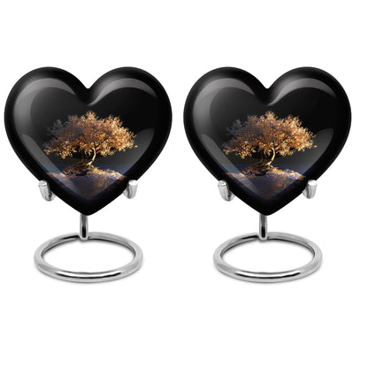 Personalized Tree of Life Cremation Urn for Human Ashes - 10-inch, 200 cu in - Yatskia