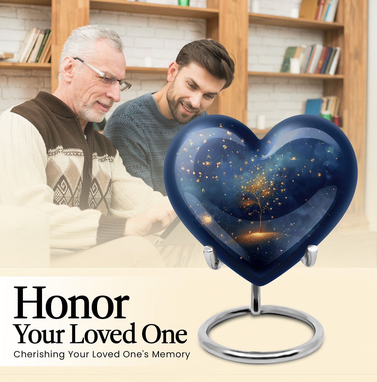 Tree of Life Heart Urn.