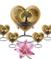 Heart-shaped Tree of Life cremation urn