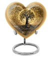 Heart-shaped Tree of Life cremation urn