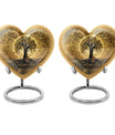 Heart-shaped Tree of Life cremation urn