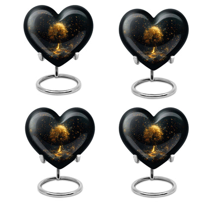 heart-shaped tree of life urn
