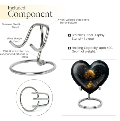heart-shaped tree of life urn