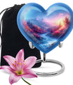 medium size heart-shaped mountains Urn