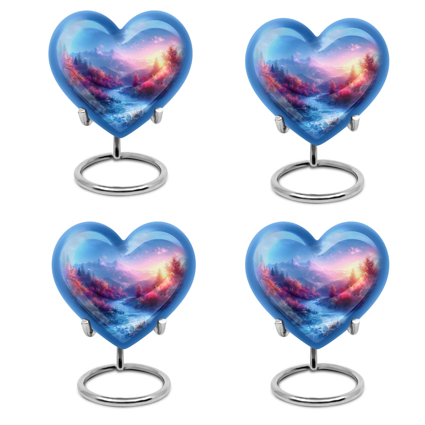 medium size heart-shaped mountains Urn