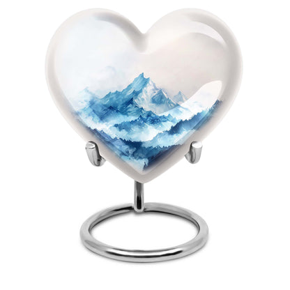 heart funeral urn for mom