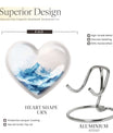 heart funeral urn for mom