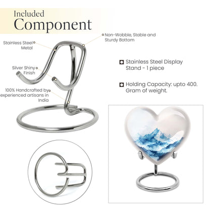 heart funeral urn for mom