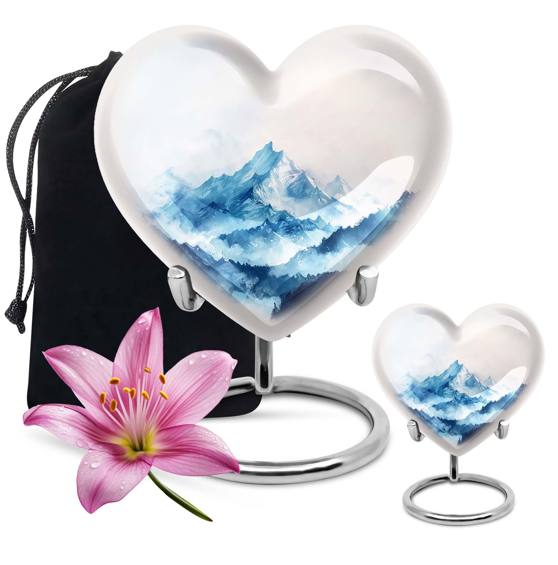 heart funeral urn for mom