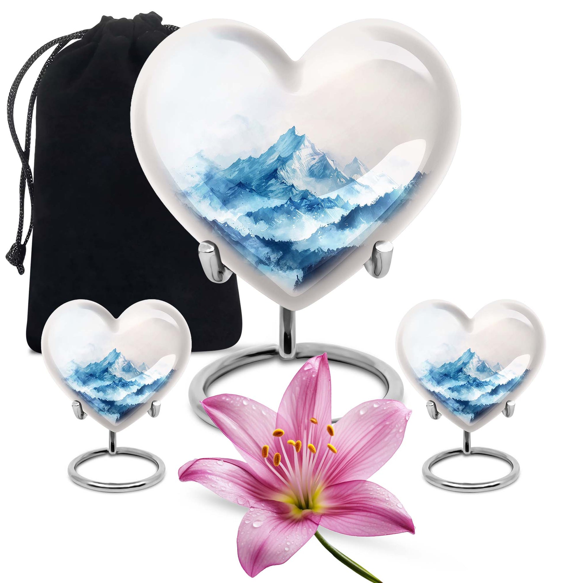 heart funeral urn for mom