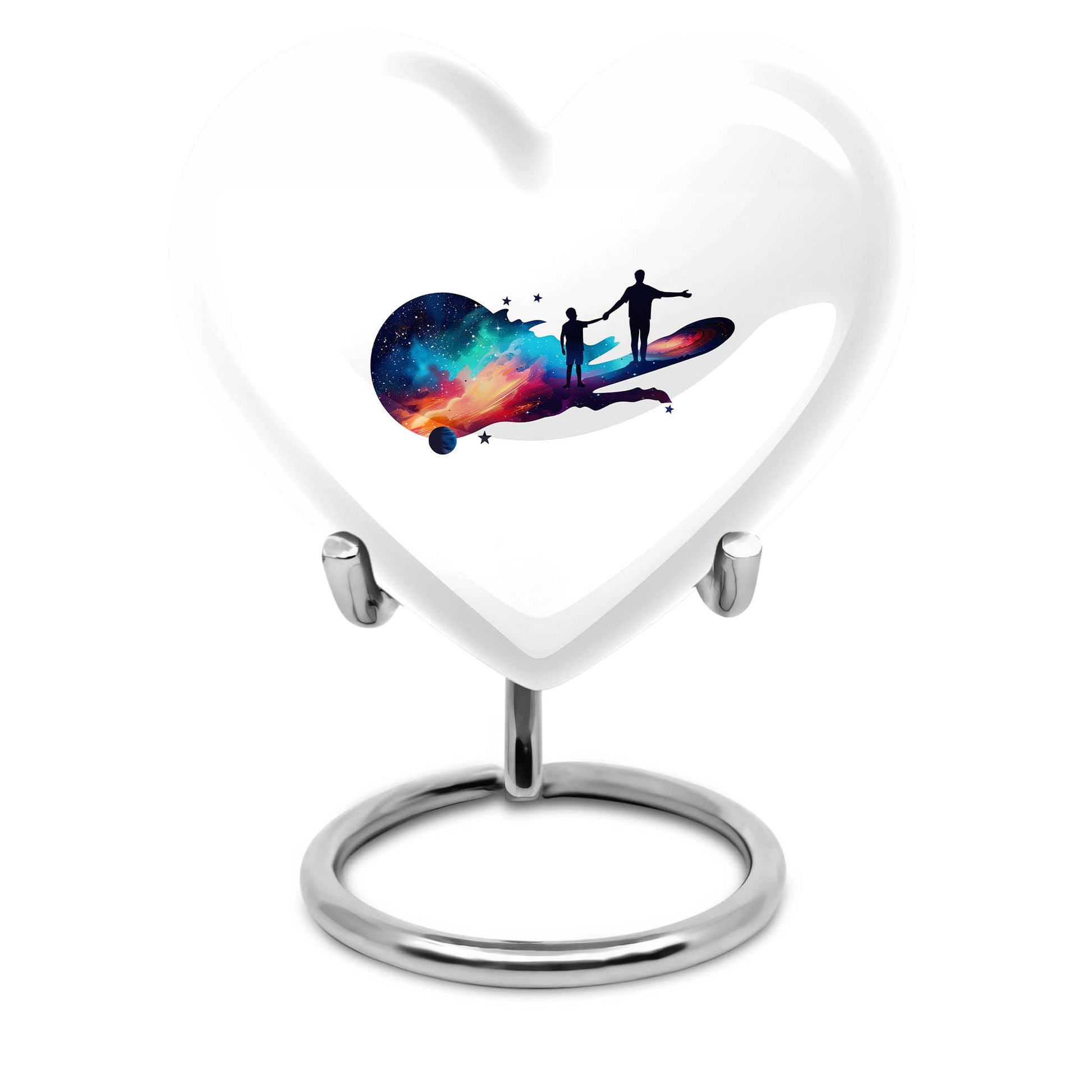 heart-shaped Father Urn