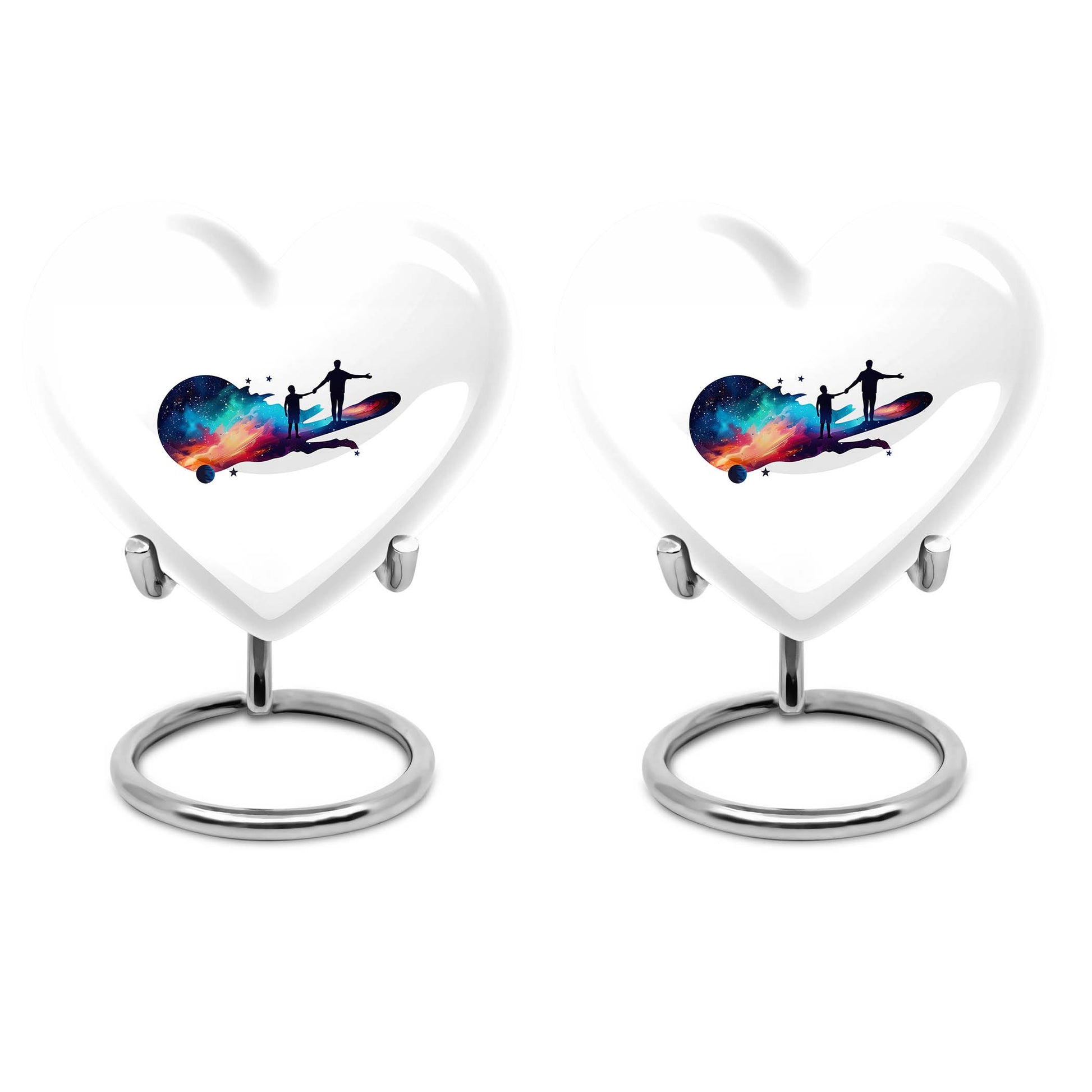 heart-shaped Father Urn