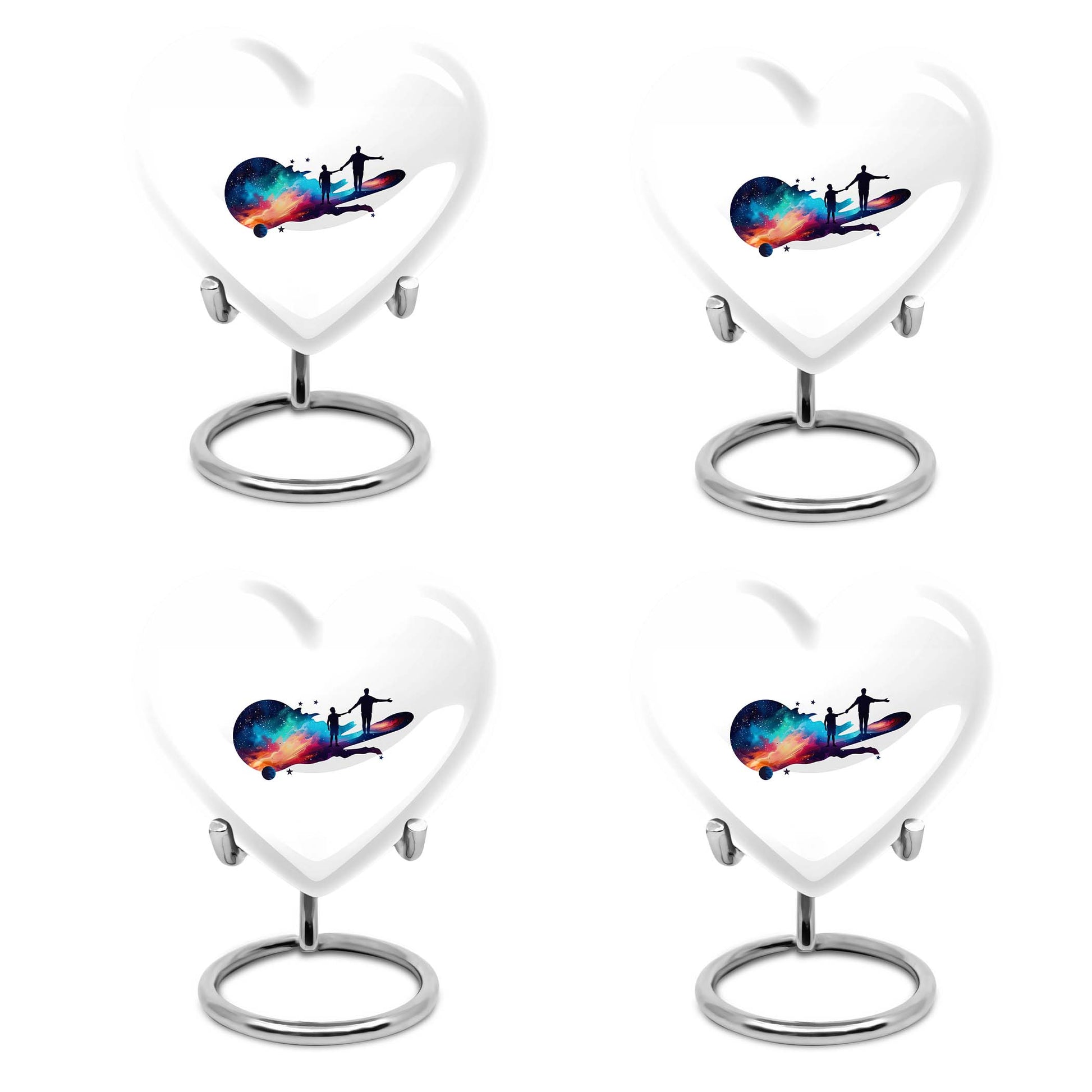 heart-shaped Father Urn