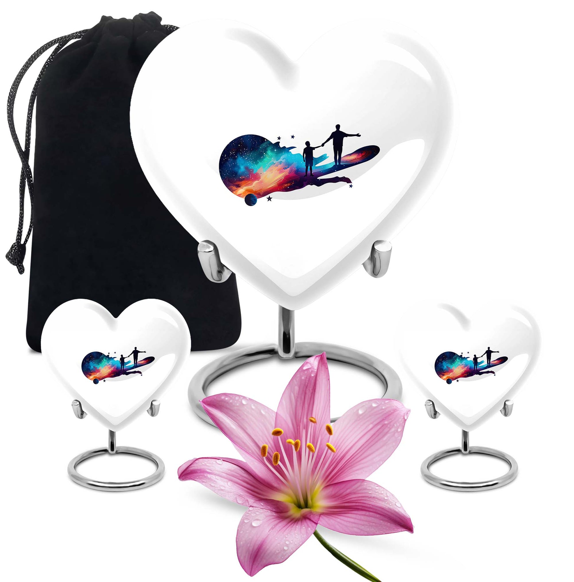 heart-shaped Father Urn