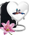 Customizable 10-inch heart urn