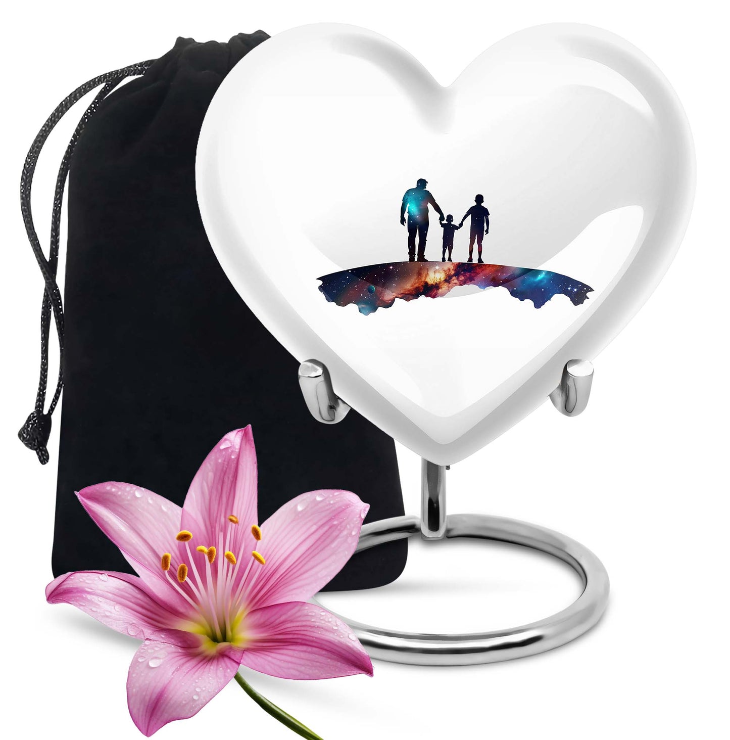 Customizable 10-inch heart urn