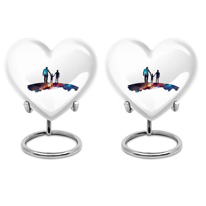 Customizable 10-inch heart urn