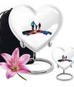 Customizable 10-inch heart urn