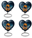 heart shaped cremation urn for father