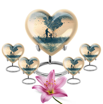 Large Urn with 4 Small Urn