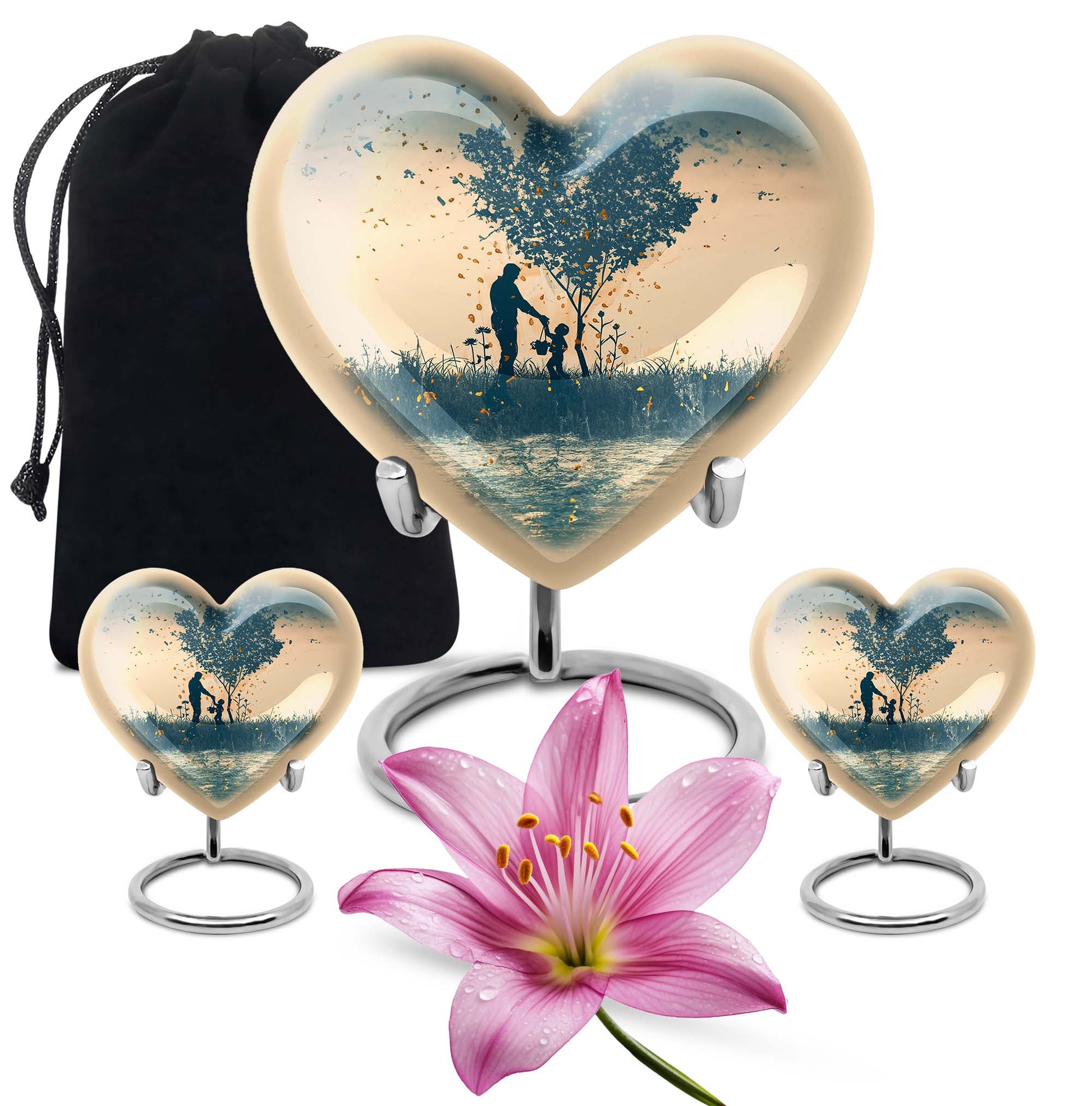 Father Keepsake For Human Ashes Funeral, Ashes Cremation Urn