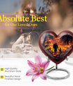 heart-shaped father urn