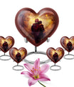 heart design father urn