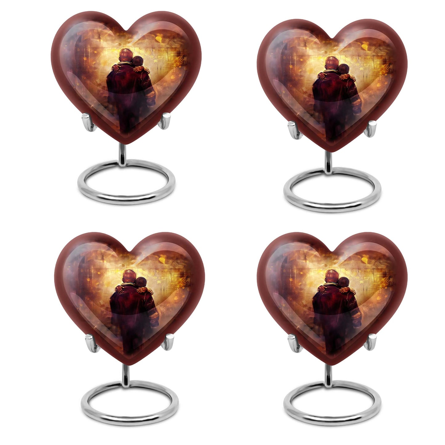 heart design father urn