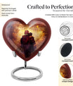 heart design father urn