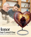 heart design father urn