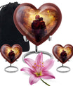 heart design father urn