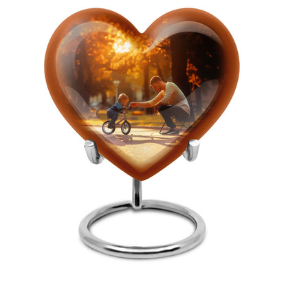 Unique father urn for ashes