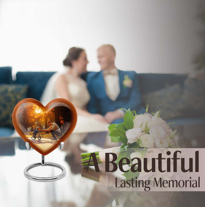 Unique father urn for ashes
