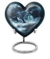 Lunar Urn, heart-shaped