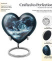 Lunar Urn, heart-shaped