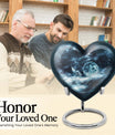 Lunar Urn, heart-shaped