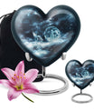 Lunar Urn, heart-shaped