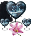 Lunar Urn, heart-shaped