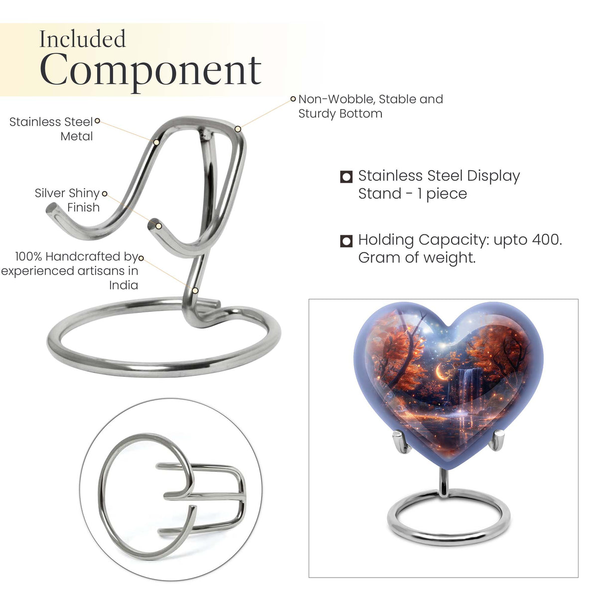 heart-shaped large 