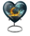Lunar Urn, a large heart-shaped