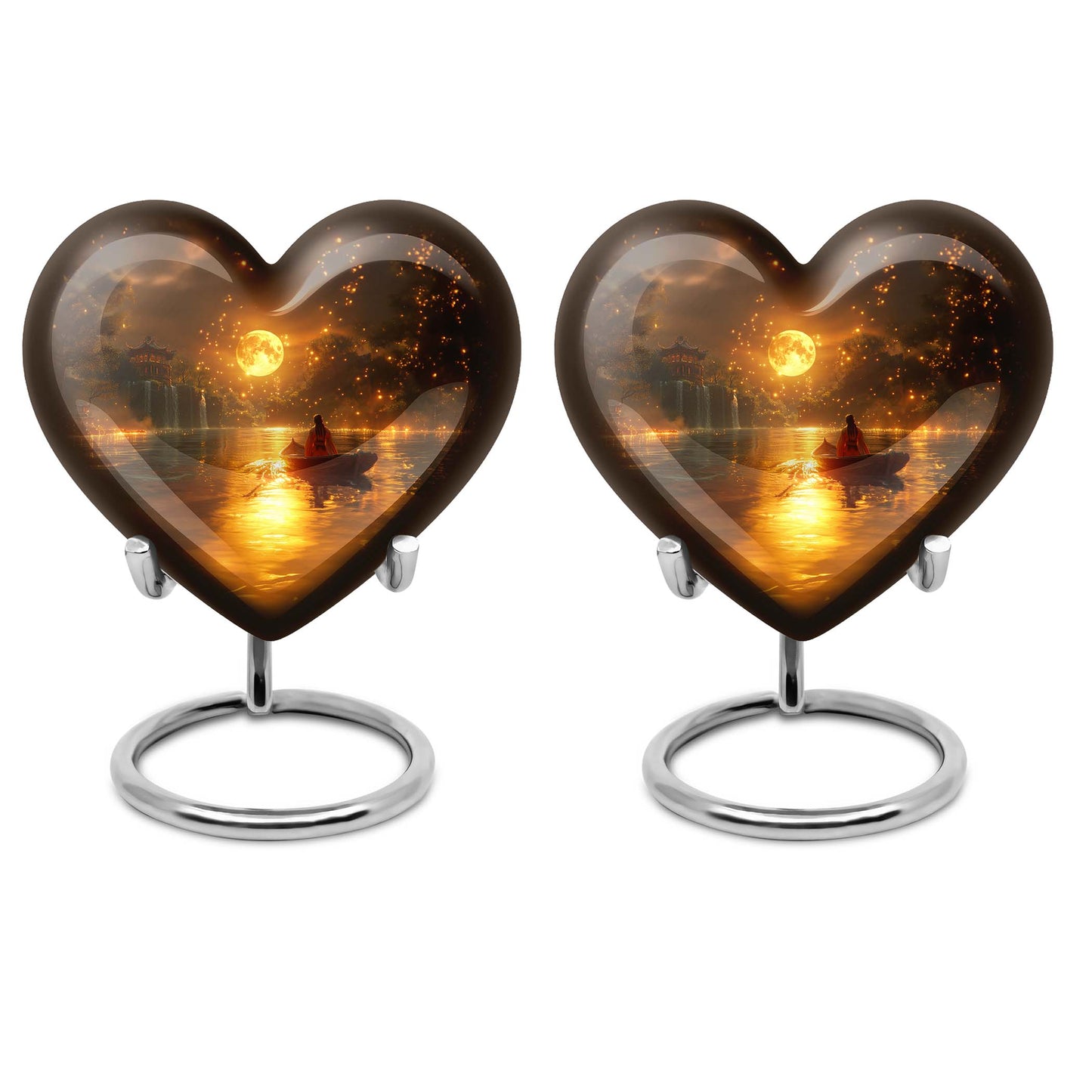 heart-shaped Lunar Urn