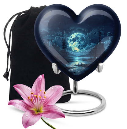 Lunar Urn, heart design